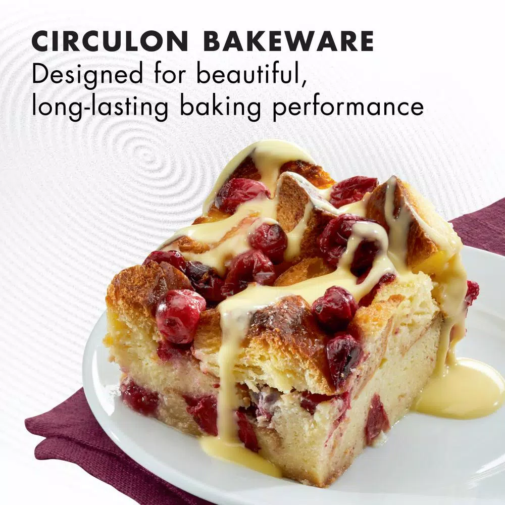 Outlet π Circulon 9 In. X 13 In. Bakeware In Merlot Nonstick Rectangular Cake Pan π - Image 3