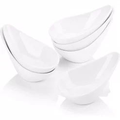 Cheap 😍 MALACASA 4.5 In. White Ceramic Ramekins Souffle Dishes For Creme Brulee (Set Of 6) ⭐