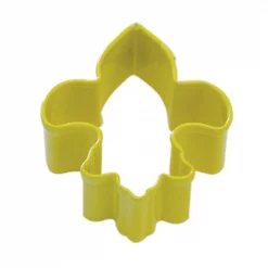 Hot Sale 👍 CybrTrayd 12-Piece Mini Fleur De Lis Yellow Polyresin Cookie Cutter/Recipe ⭐