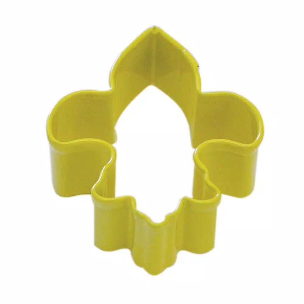 Hot Sale π CybrTrayd 12-Piece Mini Fleur De Lis Yellow Polyresin Cookie Cutter/Recipe β