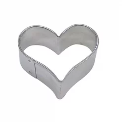 Discount ⌛ CybrTrayd 12-Piece 1.75 In. Heart Inplated Steel Cookie Cutter & Recipe 🌟