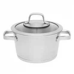 Cheapest 🎉 BergHOFF Essentials Manhattan 3.2 Qt. Stainless Steel Casserole Dish With Lid ⭐