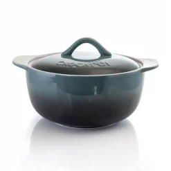 Best deal ⌛ Gibson Artisan 2.3 Qt. Casserole With Lid In Gradient Gray 🥰