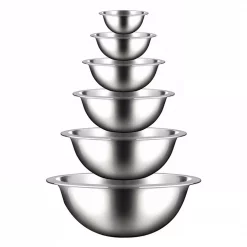 Coupon 🎁 NutriChef 6-Piece Stainless Steel Kitchen Mixing Bowls Set 😍