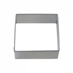 Deals 🥰 CybrTrayd 12-Piece 2.5 In. Square Tinplated Steel Cookie Cutter & Recipe ❤️