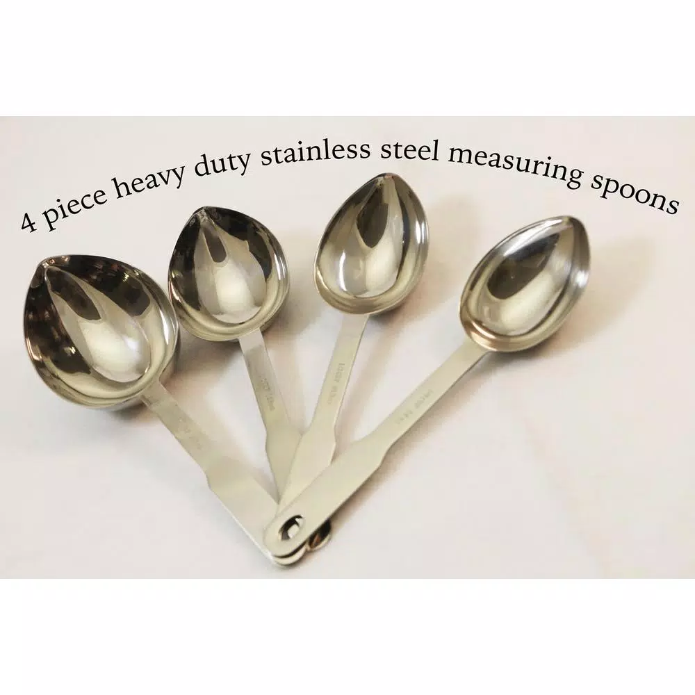 Best Pirce π ExcelSteel 4-Piece Heavy Duty Stainless Steel Measuring Spoon Set π - Image 5